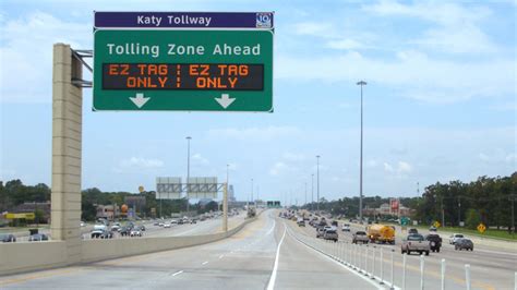 Harris county tolls - A car drives through an electronic tolling facility on the Hardy Toll Road, on March 14, 2022. Harris County’s toll road system is taking steps to become all-electronic.